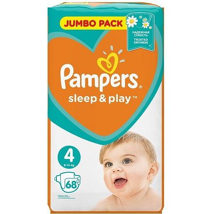 Pampers Sleep & Play 4 MAXI 68ks