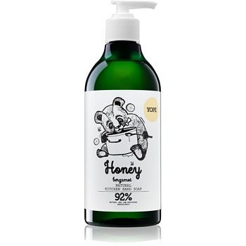 Yope Honey & Bergamot přírodní kuchyňské mýdlo na ruce 500 ml