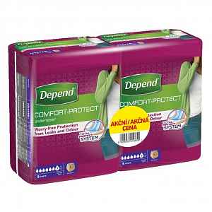 DEPEND Normal duopack dámské inkotinenční kalhotky velikosti L 2 x 9 kusů
