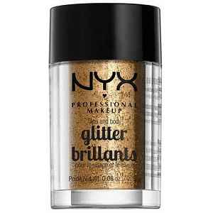 NYX Professional Makeup Glitter Goals třpytky na obličej i tělo odstín 08 Bronze 2,5 g