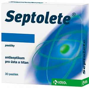 Septolete Menthol pas.30x1mg II