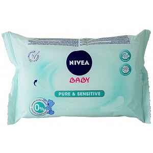NIVEA Baby čist.ubrousky Sensitive 63ks č.86144