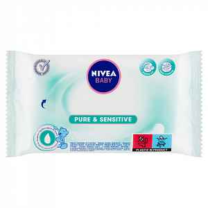 NIVEA Baby čist.ubrousky Sensitive 63ks č.86144