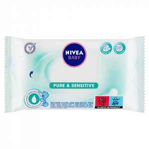 NIVEA Baby čist.ubrousky Sensitive 63ks č.86144