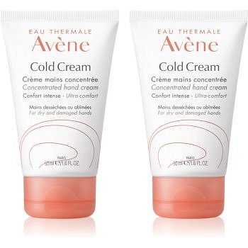 Avène Cold Cream krém na ruce pro suchou až velmi suchou pokožku  2x50 ml