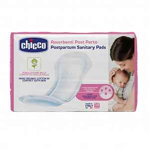 Chicco Vložky poporodní 100% organická bavlna 10 ks