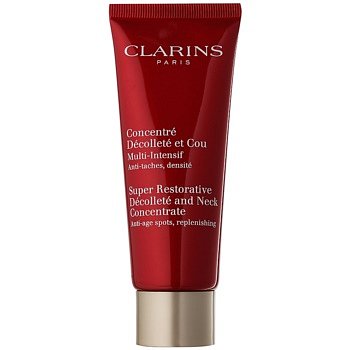 Clarins Super Restorative zpevňující protivráskový krém na krk a dekolt  75 ml