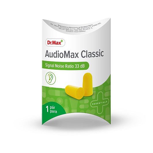 Dr.Max AudioMax Classic 33 dB chránič sluchu 1 pár