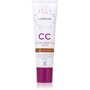 Lumene CC Color Correcting Cream CC krém pro jednotný tón pleti SPF 20 odstín 6 Bronze (Neutral) 30 ml