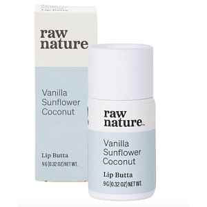 Raw Nature, Natural Lip Balm, Přírodní balzám na rty, Vanilka, 9 g