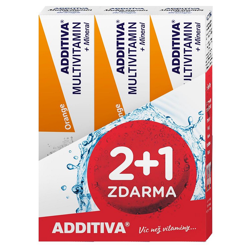 Sada Additiva MM 2+1 pomeranc šumivé tbl.3x20ks