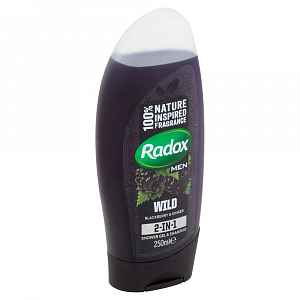Radox Feel Wild 2v1 pánský sprchový gel a šampon  250 ml