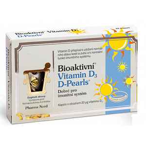 Bioaktivní Vitamin D3 D Pearls cps.80