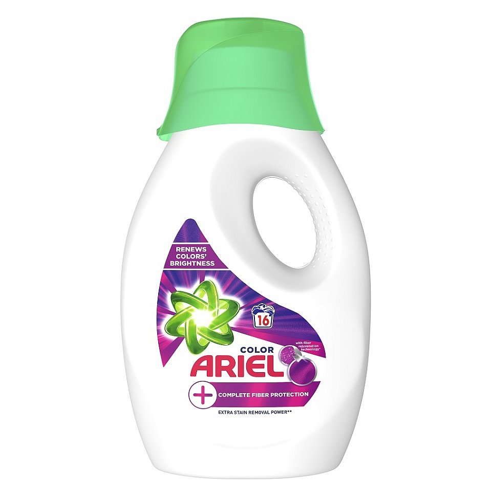 ARIEL Complete Fiber Protection color Tekutý prací gel 16 pracích dávek/880 ml