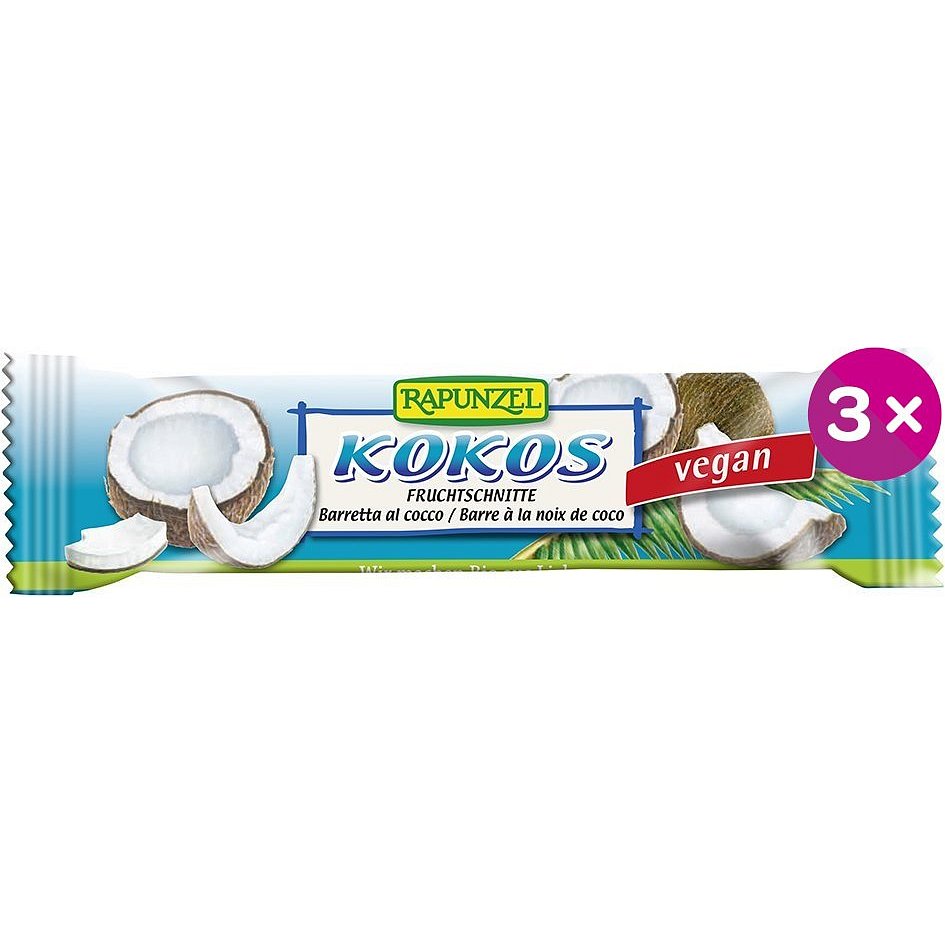 Rapunzel Tyčinka Kokos - BIO 3 x 40 g