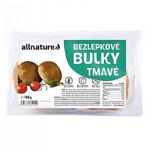 Allnature Bezlepkové bulky tmavé 100g