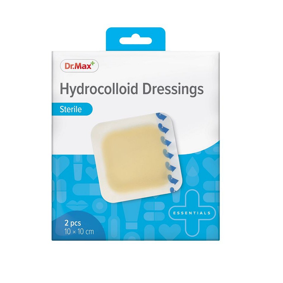 Dr.Max Hydrocolloid Dressings Sterile 10x10 cm 2 ks