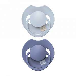 LOVI Prime Dudlík silikonový dynamický 18m+ 2 ks Baby Blue/Blue