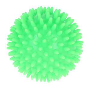Masážní míček – ježek, zelený 8 cm