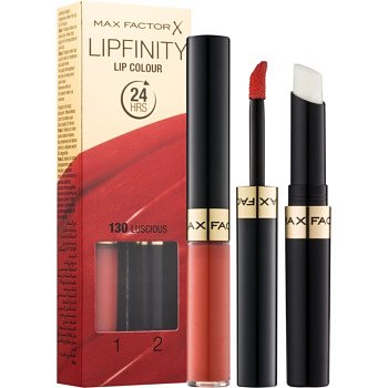 Max Factor Lipfinity dlouhotrvající rtěnka s balzámem odstín 130 Luscious