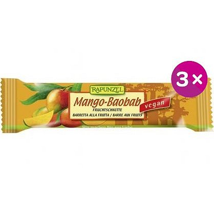 Rapunzel Bio tyčinka mango-baobab 3 x 40 g