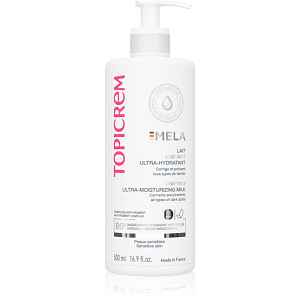 Topicrem MELA Unifying Ultra-Moisturizing Milk SPF15 hydratační mléko proti pigmentovým skvrnám SPF 15 500 ml