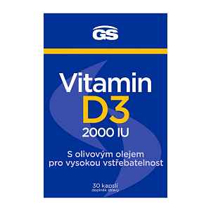 GS Vitamin D3 2000 IU, doplněk stravy 30 ks