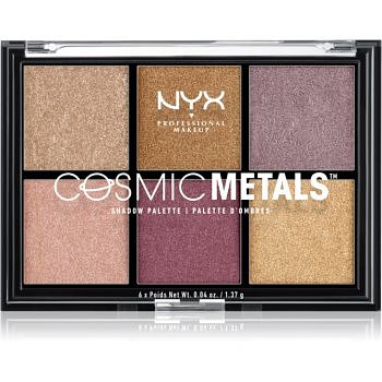 NYX Professional Makeup Cosmic Metals™ paletka očních stínů odstín 01 8,22 g