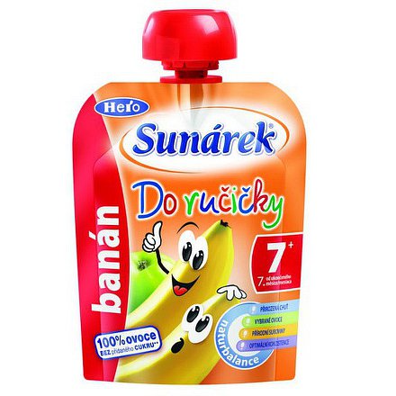 Sunárek Do ručičky S banány 90g