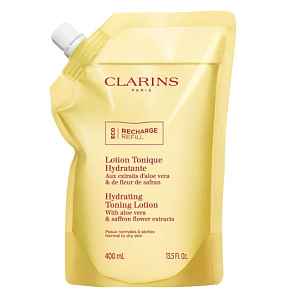 Clarins Hydratační tonizační voda pro normální až suchou pleť (Hydrating Toning Lotion) 400 ml - náhradní náplň