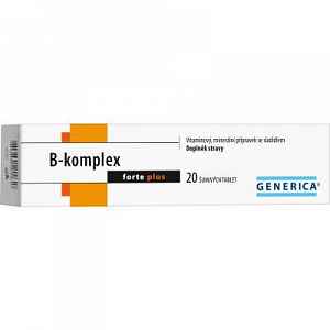 B-komplex forte plus Generica šumivé tablety 20