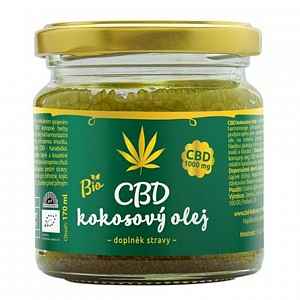 Zelená země CBD kokosový olej 1000mg/CBD