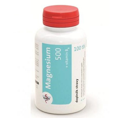 Magnesium 500 + vitamín B6 tablety 100 Fagron