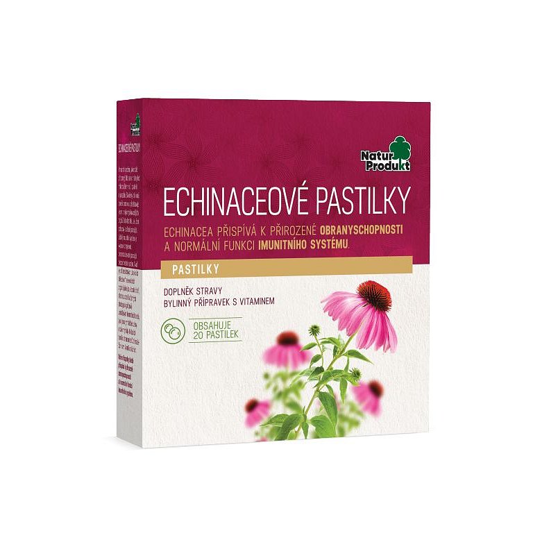 Naturprodukt Echinaceové pastilky 20ks