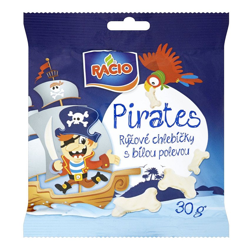 RACIO Pirates Rýž.chleb.s bílou pol. jog.přích.30g