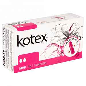 KOTEX Tampony Mini 16ks