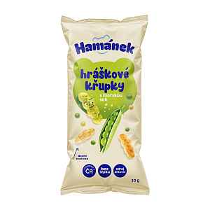 HAMÁNEK Hráškové křupky s mořskou solí 30 g