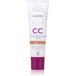 Lumene CC Color Correcting Cream CC krém pro jednotný tón pleti SPF 20 odstín 4 Tan (Neutral) 30 ml