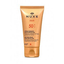 Nuxe Sun Hedvábný krém na obličej SPF 50 50 ml