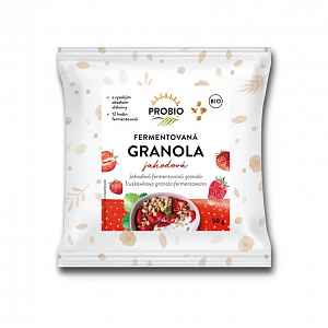 PROBIO Műsli křupavé granola fermentovaná jahodová BIO 50 g