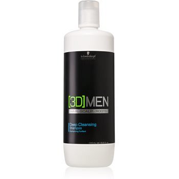 Schwarzkopf Professional [3D] MEN hloubkově čisticí šampon  1000 ml
