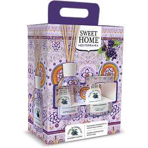 Sweet Home Collection Dárková sada aroma difuzéru se svíčkou Elderberry Flowers