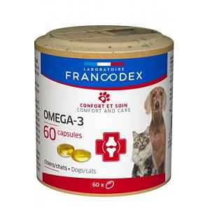 Francodex Omega 3 Capsules Pes, Kočka 60tab