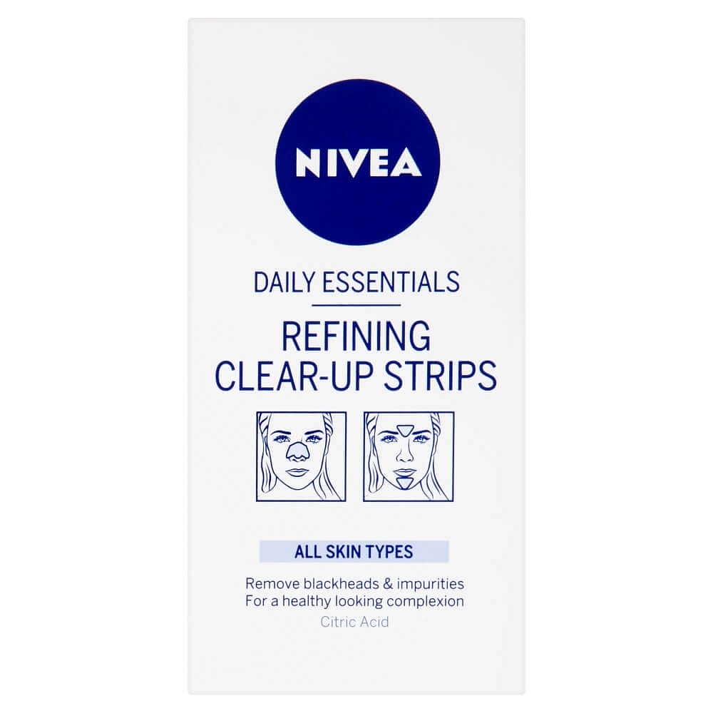 NIVEA Visage čistící pleťové náplasti nos brada čelo 8 kusů
