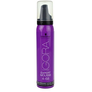 Schwarzkopf Professional IGORA Expert Mousse barvicí pěna na vlasy odstín 4-68 Medium Brown Chocolate Red  100 ml