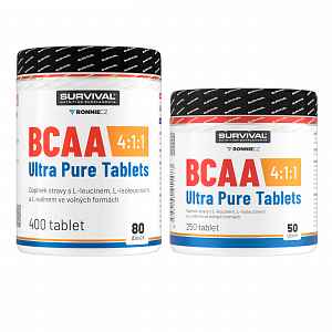 survival BCAA 4:1:1 Ultra Pure Tablets AKCE 400 tbl + 250 tbl