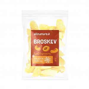 Allnature Broskev sušená mrazem plátky 15 g