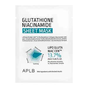 APLB Pleťová maska Glutathione Niacinamide 25 ml