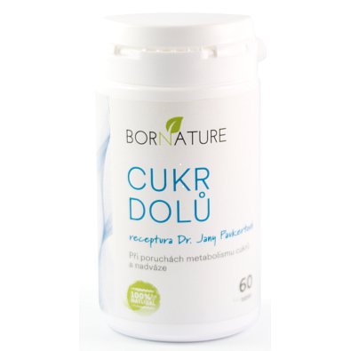 BORNATURE Cukr dolu 60tbl.