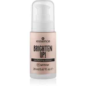 essence BRIGHTEN UP! Perfecting Primer tekutá podkladová báze pod make-up odstín 01 Light Beige 20 ml
